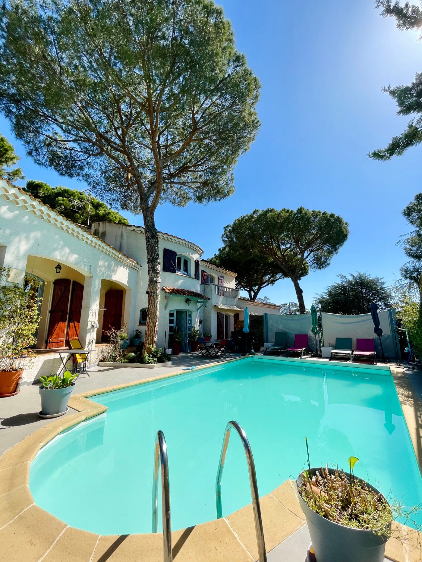 Villa PaulAna piscine naturiste Villa PaulAna chambres d'hôtes naturistes Cap d'Agde, piscine naturiste